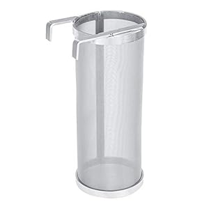 Aeloa Brew Filter-Bierbrouwfilter Micron Roestvrij staal Zelfgemaakte Brouwen Bier Hop Mesh Filter Zeef (2 maten) (Maat…