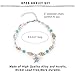 FUNRUN JEWELRY 8PCS Starfish Turtle Shell Anklet for Women Girls Handmade Multilayer Anklet Bracelet Adjustable Beach Foot Jewelry