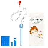Baby Nasal Aspirator and Booger Remover for Newborn & Toddler- Soft Silicone, Non-Irritation, Fast and Reusable