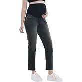 Motherhood Maternity Womens Secret Fit Over The Belly Slim Straight Leg Denim Pregnancy Jeans
