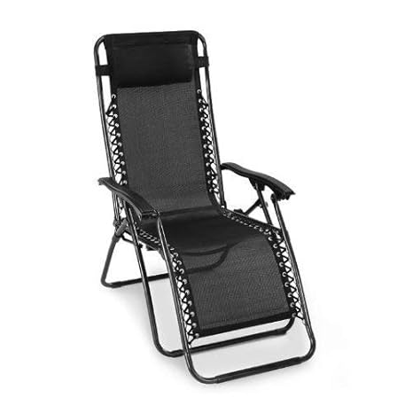 Vira Sales Metal Zero Gravity Relax Recliner Folding Chair Multicolour Standard Size