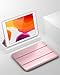 DTTO for iPad 10.2 Case, fits 2020 iPad 8th Generation Case/2019 iPad 7th Generation Case, Ultra Lightweight Slim Protective Soft Back Cover Smart Trifold Stand [Auto Sleep/Wake], Rose Gold