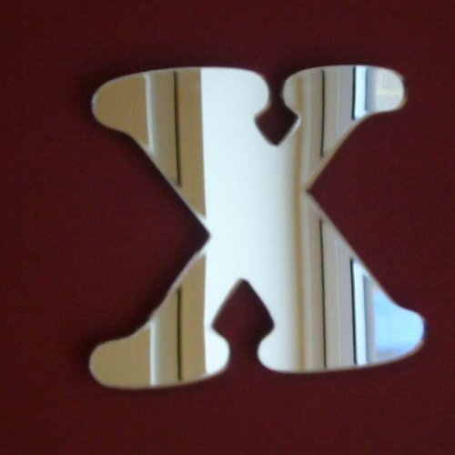 Super Cool Creations Letter X Mirror - 40cm