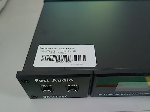 Fosi Audio DA2120C 240W Bluetooth 5.0 Stereo Audio Hi-Fi DAC Amplifier ...