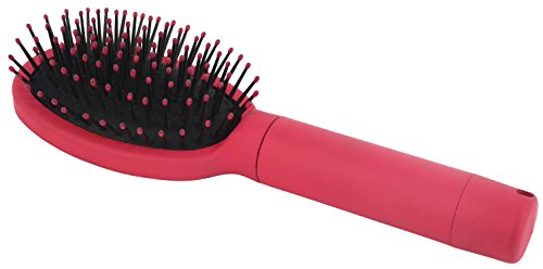 Mantello Hair Brush Diversion Safe Home Jewelry Safe Money Safe (Red, Small)