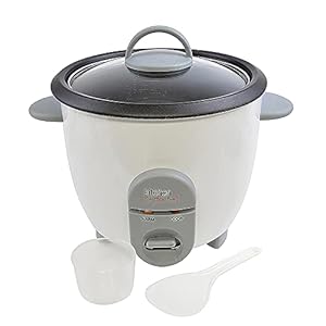 Kitchen-Perfected-Lloytron-Automatic-Non-Stick-Rice-Cooker-350-W-08-Litre Kitchen Perfected 350W 0.8Ltr Automatic Rice Cooker - Non Stick / Removable Rice Bowl / Warm & Cook Indicators…
