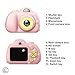Kids Camera for Girls or Boys - Anti-Drop Kid Digital Camera with Soft Silicone Shell and 8 Mega Pixel Dual Lens 2.0 inch HD Screen with Mic, Great Gift for 4-8 Year Old Girls (32G TF Card includ)