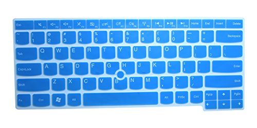 Ultra Thin Soft Silicone Gel Keyboard Protector Skin Cover for IBM Lenovo ThinkPad S3, S430, X230, E330, E335, E430, E430C, E431, E435, E440, E445, T430, T430c, T430s, T430u, T431s, T440, T440p, T440s, L440, L330, T530, L530, W530 (if your "enter" key looks like "7", our skin can't fit) with CaseBuy Retail Packaging (Semi-Blue)