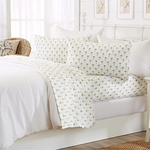Great Bay Home Printed Coastal Microfiber Bed Sheets. Wrinkle Free