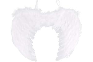 Feather Angel Wings Christmas Halloween Fancy Dress Costume Hen Night Party