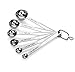 New Star Foodservice 43112 Stainless Steel 18/8 Measuring Spoons, Set of 6