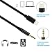 Aux Cord Compatible with iPhone, 3.5mm Male Stereo Audio Cable, Aux Cable Compatible with iPhone XR/XS Max/X/8/8 Plus/7 Plus, Car Stereo, Speakers, Headphones, Black