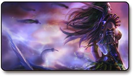 Series 1 Wow Extended Gaming Mouse Pad Mat Professional Large Size Desk Mat,World of Warcraft,Non-Slip Rubber Mouse Mat (260 X 210 X 3 mm/10.23 X 8.26 X 0.11 inch, Night Elf)