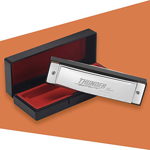 Focusound Thunder Harmonica for Beginners, Diatonic, Key of C
