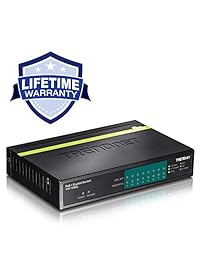 TRENDnet   Interruptor PoE+ Gigabit de 16 puertos (TPE TG160g)