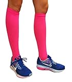 3 Pack Women's Knee High Pink Copper Compression Pressure Socks One Size Fit's All