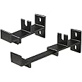 Excel Life Adjustable Soundbar Wall Mount, Universal Sound Bar Bracket for Mounting Under TV, Compatible with SONOS Samsung LG VIZIO Bose ROKU Soundbar, Black