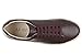 Armani Jeans men's shoes leather trainers sneakers bordeaux