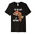 Sleeping Red Panda - Funny To Do List Nothing T-Shirt Premium T-Shirt