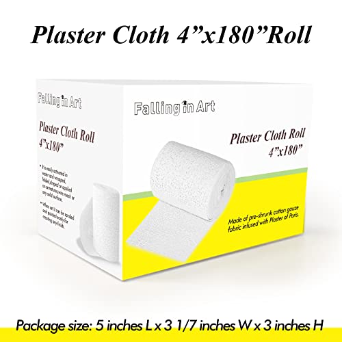 Falling in Art Plaster Cloth Rolls, 500gsm Plaster Strip, Plaster Gauze