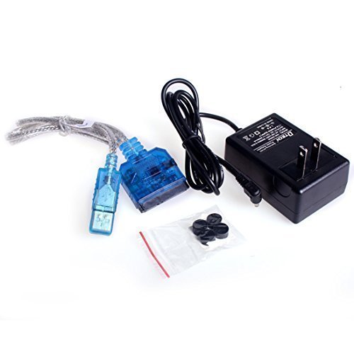 DTECH USB 2.0 to 2.5 / 3.5 SATA Hard Drive SSD Adapter Cable with Power Supports SATA III / Supports HDD SSD Connect HDTV