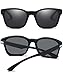 Joopin Unisex Polarized Sunglasses Classic Men Retro UV400 Brand Designer Sun glasses (Matt Black, as the pictures)