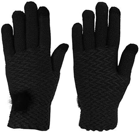 IgloosBuilt Ladies' Microfleece Touchscreen Glove, Black, Small