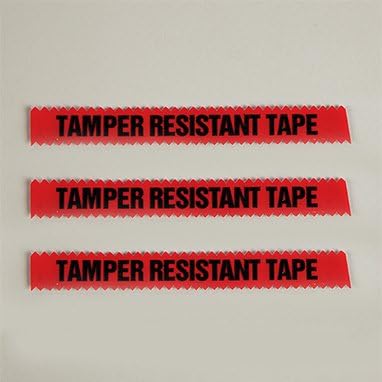 Divine Medical Tamper Resistant Tape, 1/2 Inch W, Red