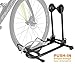 BIKEHAND Bicycle Floor Type Parking Rack Stand - for Mountain and Road Bike Indoor Outdoor Nook Garage Storage