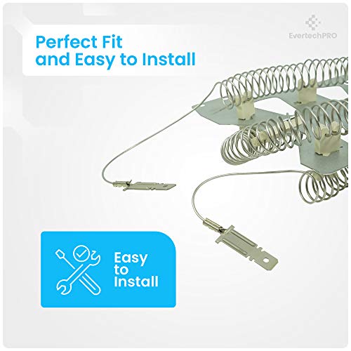 EvertechPRO Electric Dryer All In One Heater Assembly Replacement Kit