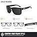 Revant Replacement Lenses for Oakley Holbrook sunglasses, UV Protection, Anti-Scratch and Impact Resistant, Polarized Black Chrome Mirrored