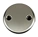 2-Hole Overflow Face Plate with Screws- PVD Stainless Steel