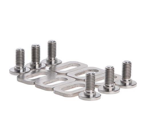 Wanyifa Titanium Ti Bolts Spacers for Look KEO Road Bike Clipless Pedals Cleats - Thumbnail 7