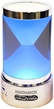 magnavox stereo speaker with color changing lights