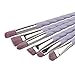 OVERMAL 6Pcs Colorful Cosmetic Eyebrow Eyeshadow Brush Makeup Brush Sets Kits Tools