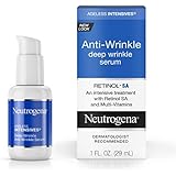Neutrogena Ageless Intensives Anti-Wrinkle Deep Wrinkle Face Serum Treatment with Retinol SA &amp; Multi-Vitamins to Reduce Crow’s Feet, Laugh Lines, &amp; Under Eye Wrinkles, 1 fl. oz
