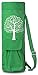 BalanceFrom BFGYFM6GR Goyoga Full Zip Exercise Yoga Mat Bag with Multi-Functional Storage Pockets