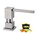 Fonveth Soap Dispenser, Contemporary Design Kitchen Sink Countertop Soap Dispenser, Built in Hand Soap Dispenser Pump Brushed Nickel
