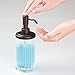 iDesign Alston BPA-Free Plastic/Steel Refillable Soap Dispenser - 2.75