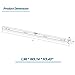 FaithSail 110W LED Strip Lights 8FT Linkable Linear LED Shop Garage Lights, 12500LM, 1-10V Dimmable, 5000K, 8 Foot Lighting Fixtures for Warehouse Supermarket Workshop Office, ETL Certified