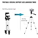 iPhone Camera Tripod,NUTK Portable Adjustable Aluminum Lightweight Camera Stand with Smartphone Holder Mount for iPhone X/ 8/7/7 Plus 6s Plus 6 SE 5 5C Samsung Galaxy S6 S7, Camera and Gopro.