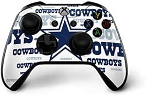 Skinit Decal Gaming Skin Compatible with Xbox One X Controller - Officially Licensed NFL Dallas Cowboys Blue Blast Design