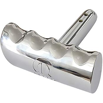 Sukemichi T Handle Gear Shifter Knob for Jeep Dodge Charger Challenger Compass and Jeep Wrangler JK, Sliver