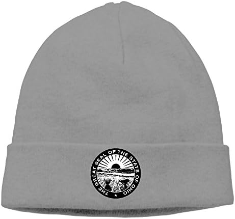 Unisex Seal Of Ohio DeepHeather Skull Cap Head Cap Street Dance