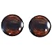 Extra Large 40mm Pair of Brown Horse Glass Eyes, for Jewelry Making, Dolls, Sculptures, More