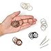 Heliums Small Hair Ties - Light Blonde - No Damage Mini 1 Inch Reusable 2mm Elastics for Thin Hair and Kids, Neutral Ponytail Holders - 48 Count