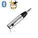 Bluetooth Receiver, Lovebay Bullet Style Mini Bluetooth V4.1 Music Receiver Adapter 3.5mm AUX Audio Smart Wireless Bluetooth Car Kit For Home Speaker Headphones Computer
