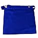 deDecoml Masonic Apron Synthetic Leather Blue Lodge Master Mason Blue Grosgrain Ribbon Borders