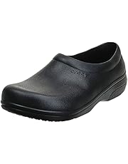 Crocs Unisex-Adult Men's and Women's on The Clock Clog | Slip Resistant Work Shoes