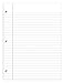 Office Depot Notebook Filler Paper, College-Ruled, 8 1/2in. x 11in., 3-Hole Punched, White, Pack Of 150, 09257OD